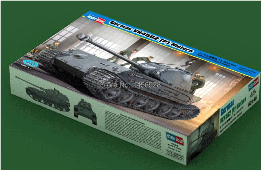 

Trumpeter model plastic scale model 1/35 82445 German VK4502 Hintern Assembly Model kits Modle building scale model tank kit