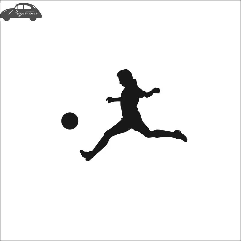 Football Player Sticker Sports Soccer Car Decal Helmets Kids Room Name Posters Vinyl Wall Decals Football Sticker