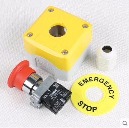 

1/NC BE102C Safety goods elevator lift, STOP STOP button switch box, rain emergency STOP