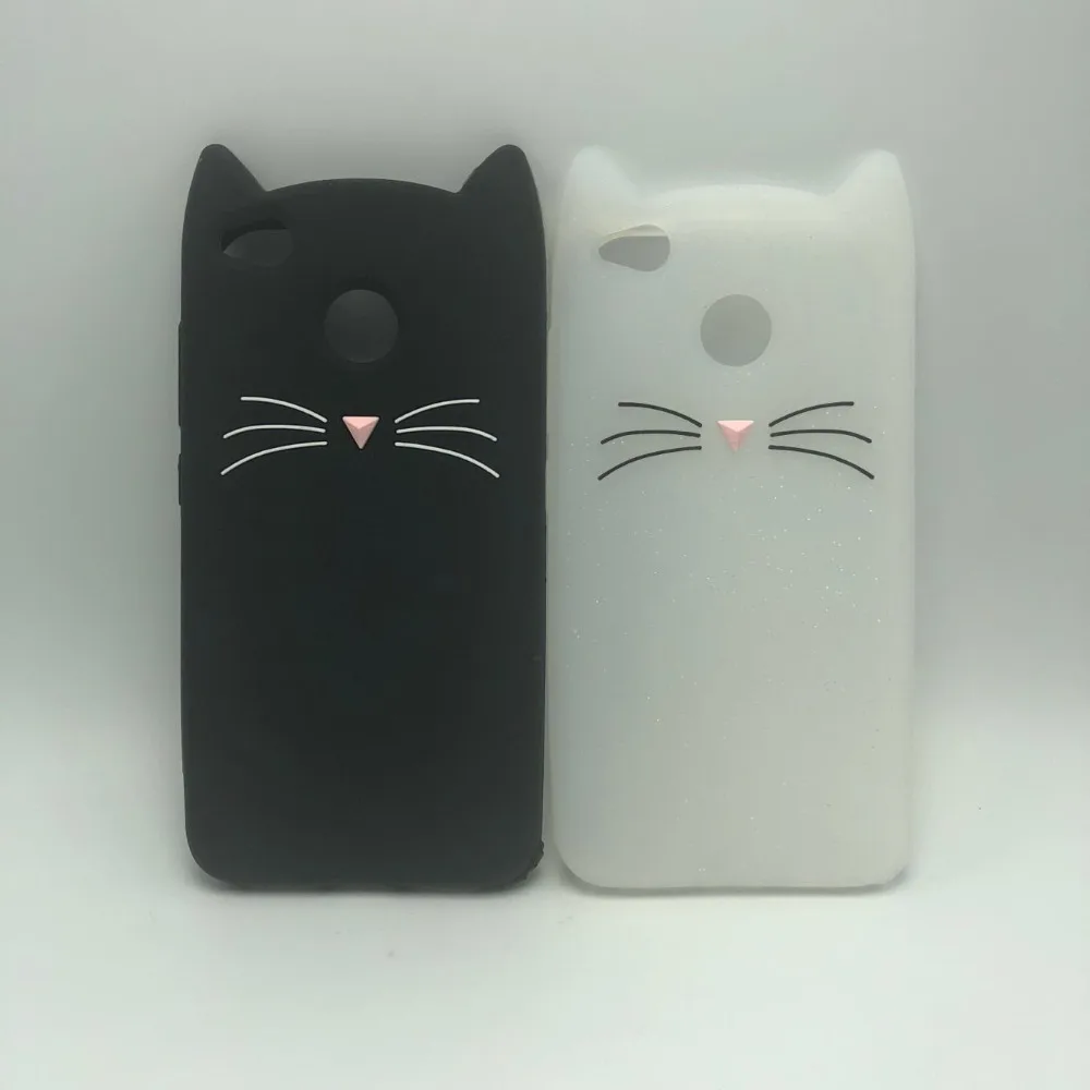 

For Xiaomi Redmi 4X 4A Case CAT Cartoon Soft Rubber Mobile Phone Cover Cases For Xiaomi Mi 5X Cover