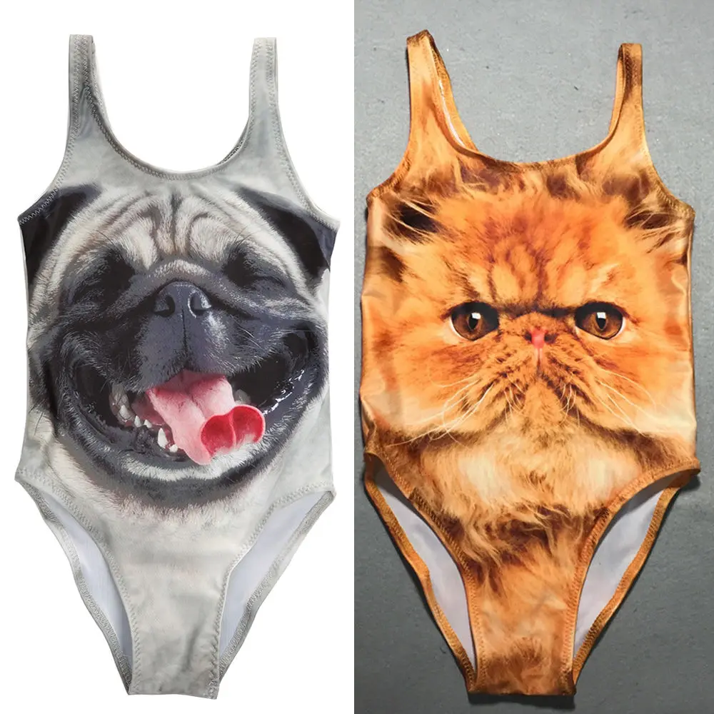 

Cute Cartoon Girl Kids Summer Bathing Suit Swimwear Bikini Tankini Swimsuit Swimming Costume