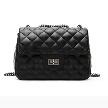 

Moxi 2020 Summer Women Mini Bag Genuine Leather Handbags Small Fragrance Rhombic Chain Bag Ins Super Single Messenger Bag