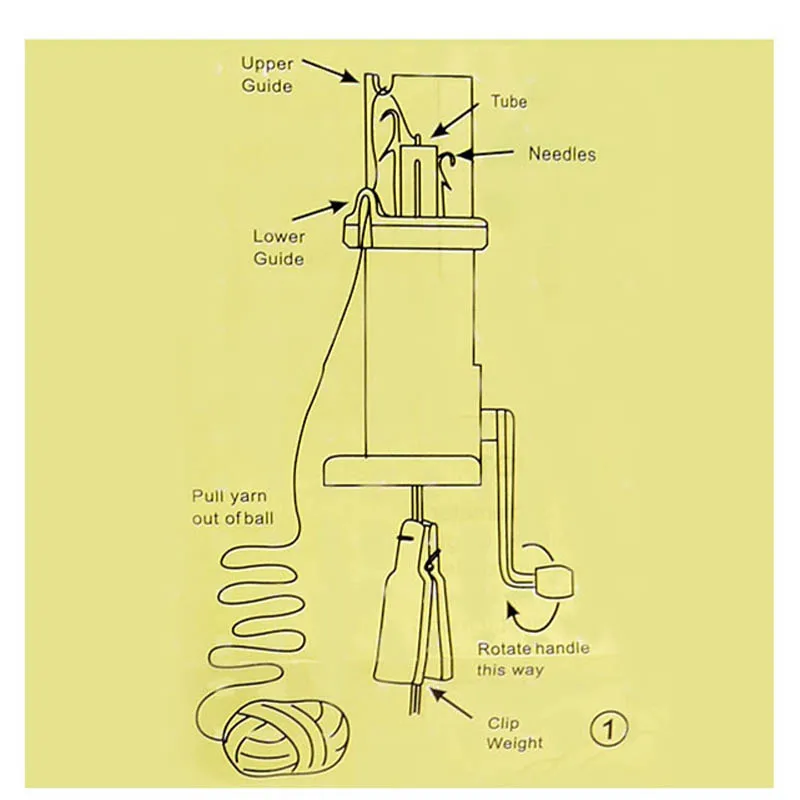 Ручная вязальная машина пластиковая катушка вязальщик шерсти намотки ремесла DIY браслет плетение инструменты@ LS