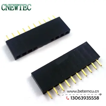 

10pcs 10PIN Single row 1x10T row needles socket mother row