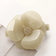 Лидер продаж из ацетатной ткани, в форме цветка, заколки для волос, модное ювелирное изделие для женщин французский заколки ацетат целлюлозы камелии зажим для волос топ папка