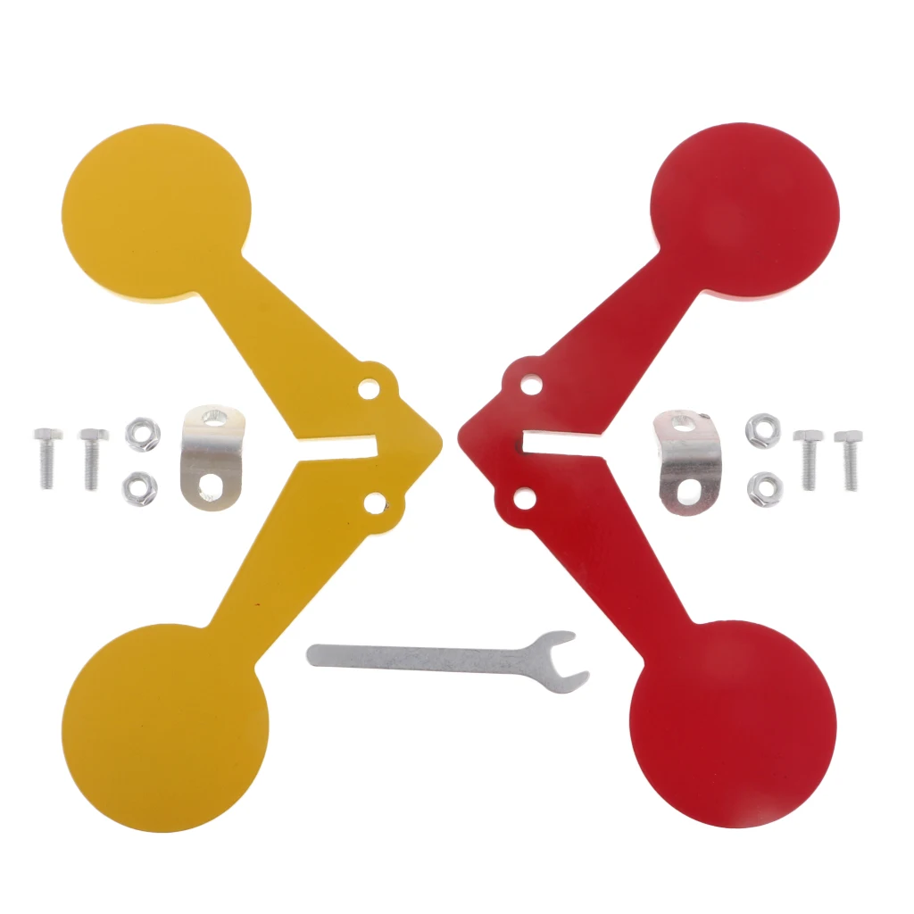 Sunnimix прыжки/ходячая мишень Стрельба Цель 4 двухсторонняя охотничья стальная мишень стрельба аксессуары толщина 3 мм/6 мм