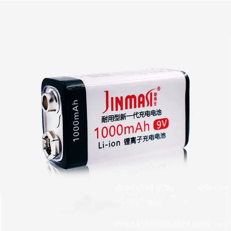 JINMASI 6F22 9V 1000mah USB литий ионная аккумуляторная литиевая батарея для мультиметра