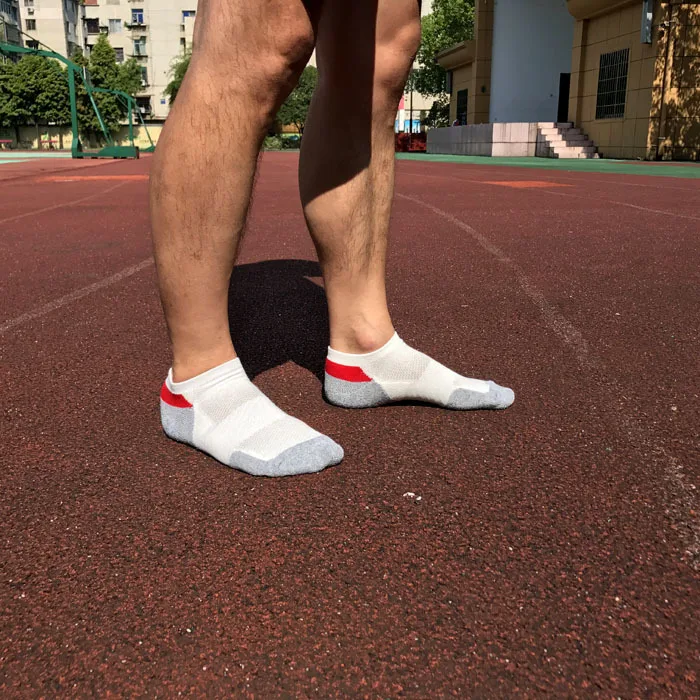 Мужские носки для спорта на открытом воздухе дышащая быстросохнущая мужские носки Спортивные Профессиональные походные мужские короткие