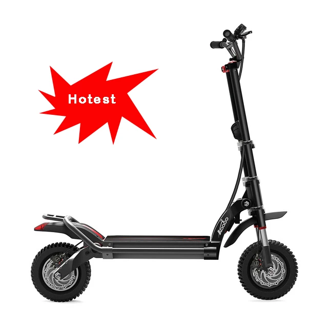 

2019 Kaabo Wolf Warrior II New Design 11inch 60V 35AH Electric Scooter with Hydraulic shock absorption adult scooters key lock