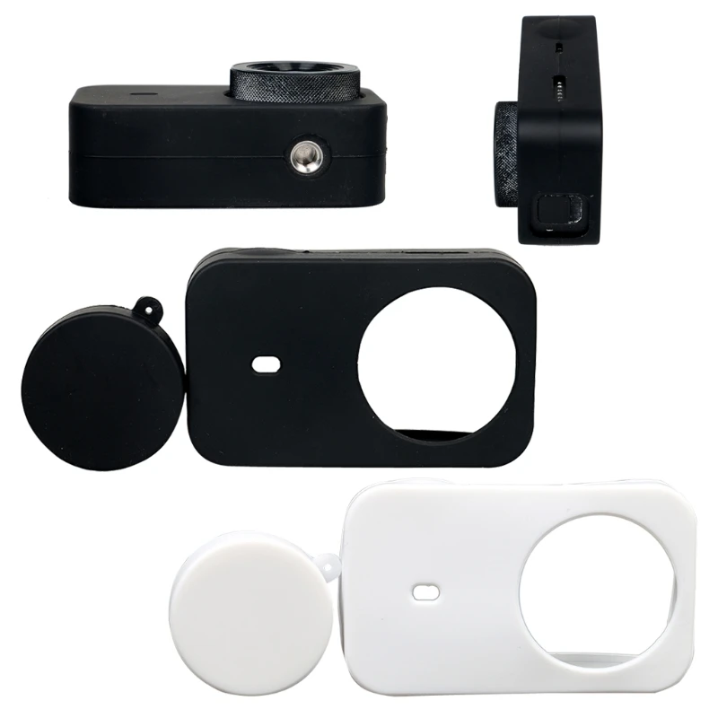 

Silicon Soft Case With Protective Lens Cover Cap For Xiaomi Mijia Camera 4K
