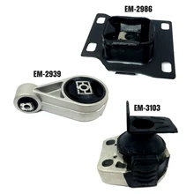 3 шт. передний правый двигатель коробка передач крепление 3103 2939 2986 для Ford Focus 2.0L АВТО ТРАНС 2005 2006 2007 крепления двигателя