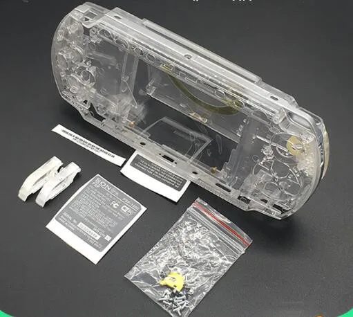 Transparente Cristal Transparente Color Para Psp1000 Psp 1000 Shell Repuestos Para Consolas De Juegos Cubierta De Cobertura Completa Funda Con Kit De Botones Estuches Aliexpress