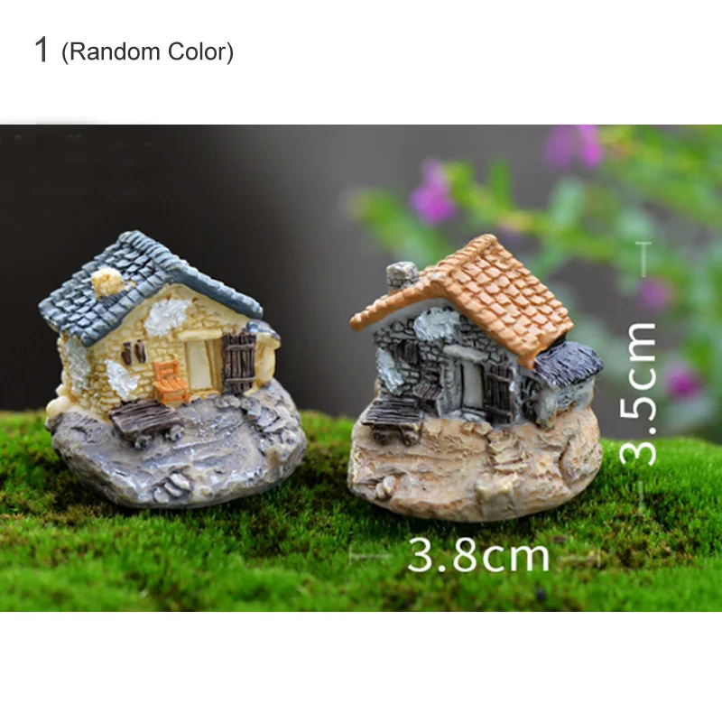 Искусственная башня для бассейна, миниатюрные фигурки, миниатюрный домашний декор, 1 шт., винтажный Сказочный Сад - Цвет: B 1