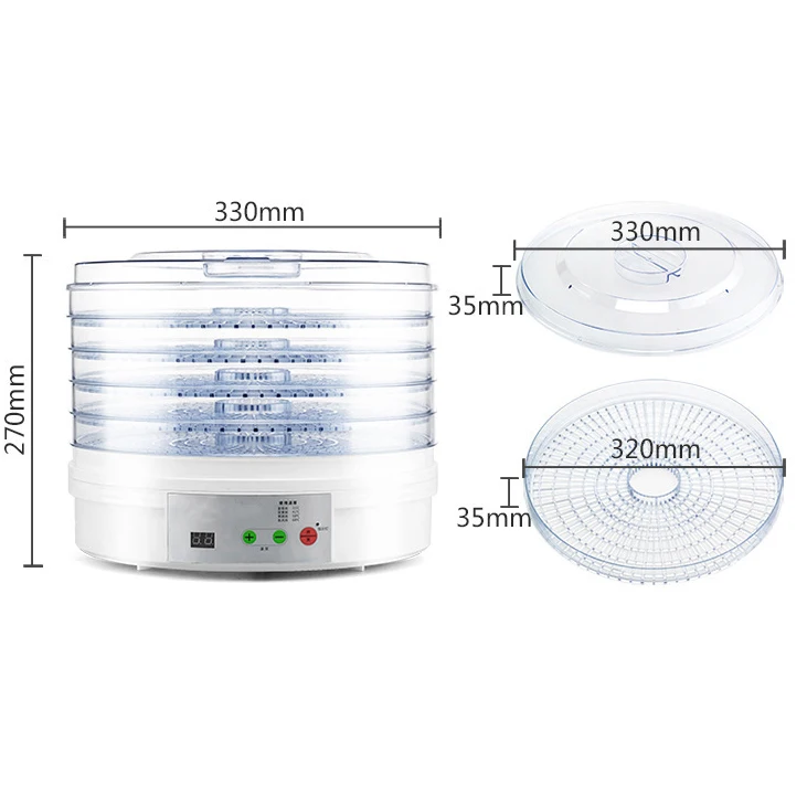 ; Размер: 33 см Mini 5 Слои сушильные Еда процессор печь Пароварка овощи фрукты для защиты детей и домашних животных Еда сушилка Кухня для выпечки