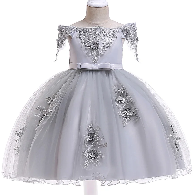 Платье для первого причастия; Летние Платья с цветочным узором для девочек на свадьбу; Одежда для девочек на день рождения; одежда для детей; костюм для малышей; L5057