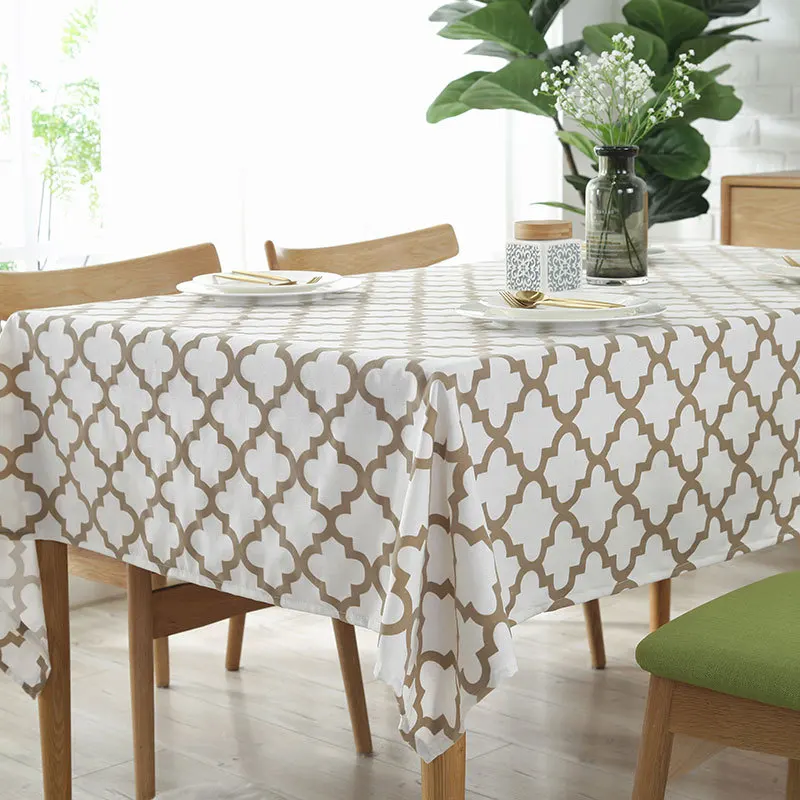 

Cotton Linen Tablecloth American Rectangular Table Clothes Cover Cloth Tablecloths Living Room Restaurant