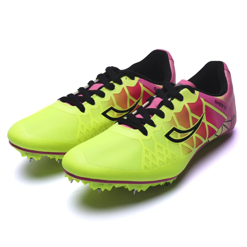 Man Track Field Shoes Lightweight Men Spikes Shoes For Running Black Blue Tracking Shoes Spring Autumn Mens Spike Sneakers