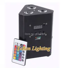 Батарея приведенный в действие светодиодный ферменной конструкции светильник, зелёный, синий, четырехъядерным процессором Цвет 4in1 Цвет Dj стирка светильник, ди-Джея, светильник s