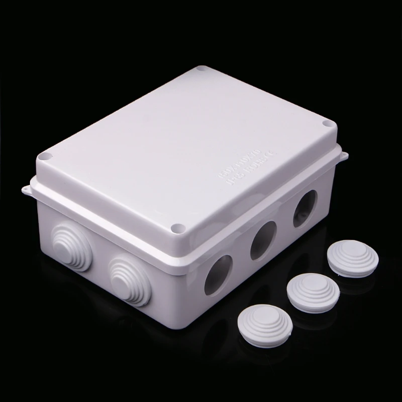 

Waterproof IP65 ABS Sealed Electric Cable Junction Waterproof Box 150x110x70mm