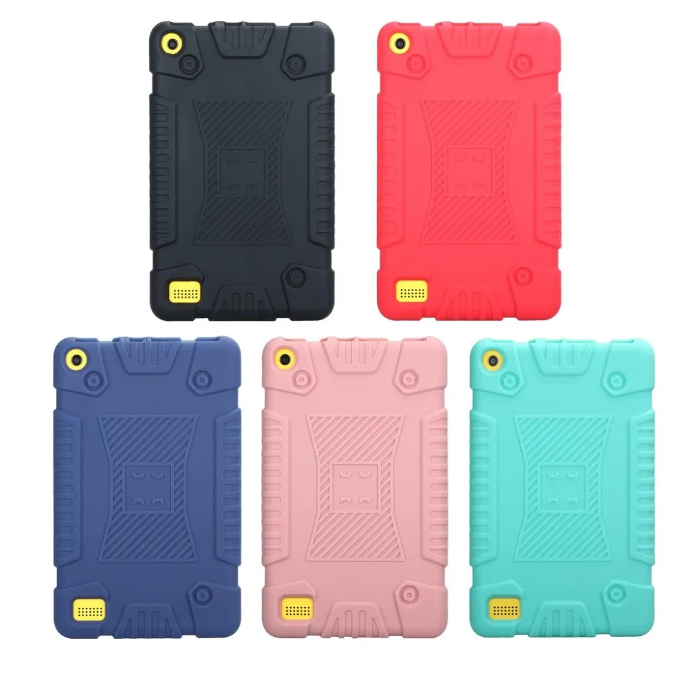 

Shockproof Case Stand Handle Cover For Amazon Kindle Fire HD 7 2015 2016 2017 Tablet Protect Shell Children Kids+Stylus Pen+Gift