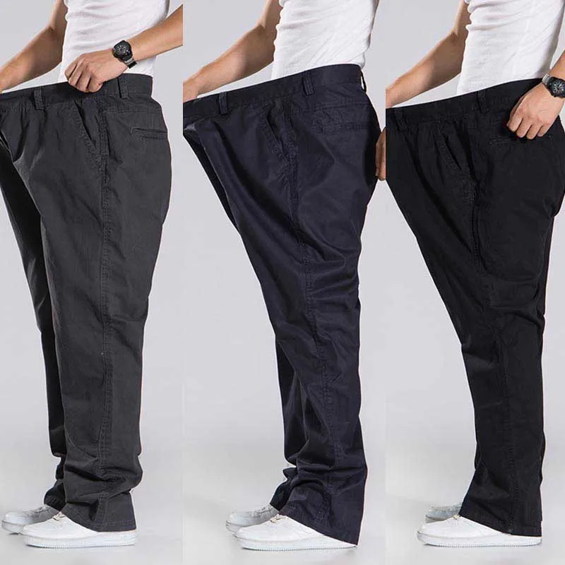 

Spring Autumn Men Cargo Pants Casual Fashion Clothing Tactical Army Trousers Loose Baggy Hip Hop Joggers Plus Size