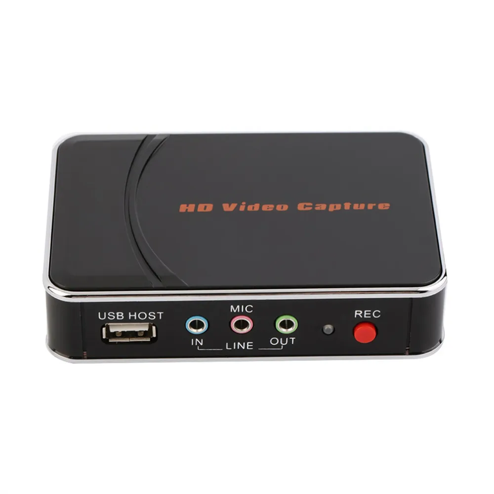 

HD Game Video Capture 1080P HDMI YPBPR Recorder US Plug for Game Lovers with One Click No PC Enquired No Any Set-up