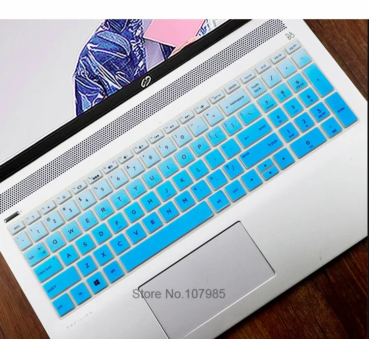 15 15,6 дюймов чехол для клавиатуры ноутбука протектор для hp Envy x360 BP BQ CH CN CS серии с AMD Ryzen 5 2500U 2700U 15-bq101na