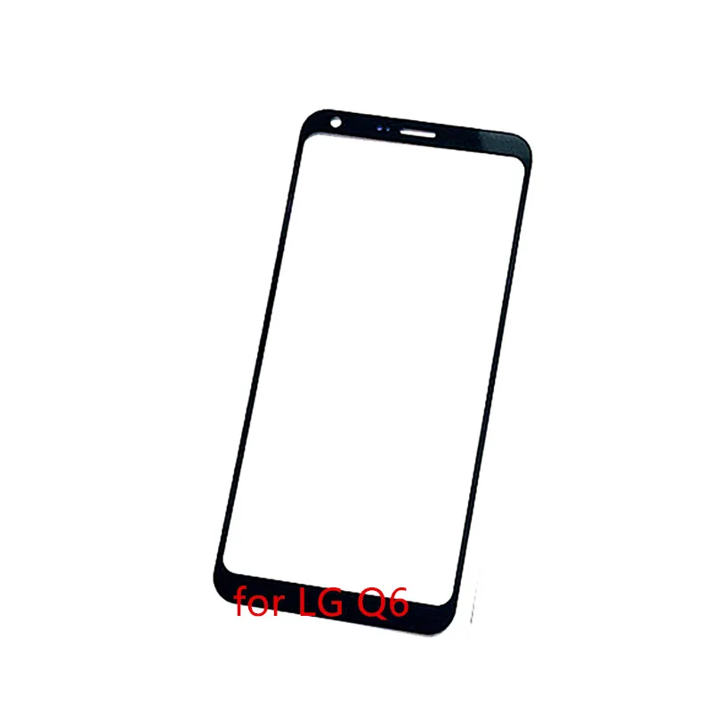 

AIBOULLY 100%new LCD Front Screen Glass Lens Cover For LG Q6 M700 M700AM M700A X600K X600S X600L Touch Screen Replacement Parts
