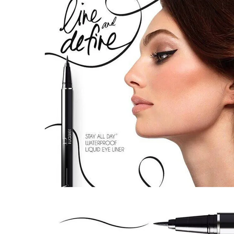 Fashion Professional Makeup Liner Waterproof Long Lasting Quick Dry Eye Pen Tools Balck Liquid Eyeliner Pencil | Красота и здоровье
