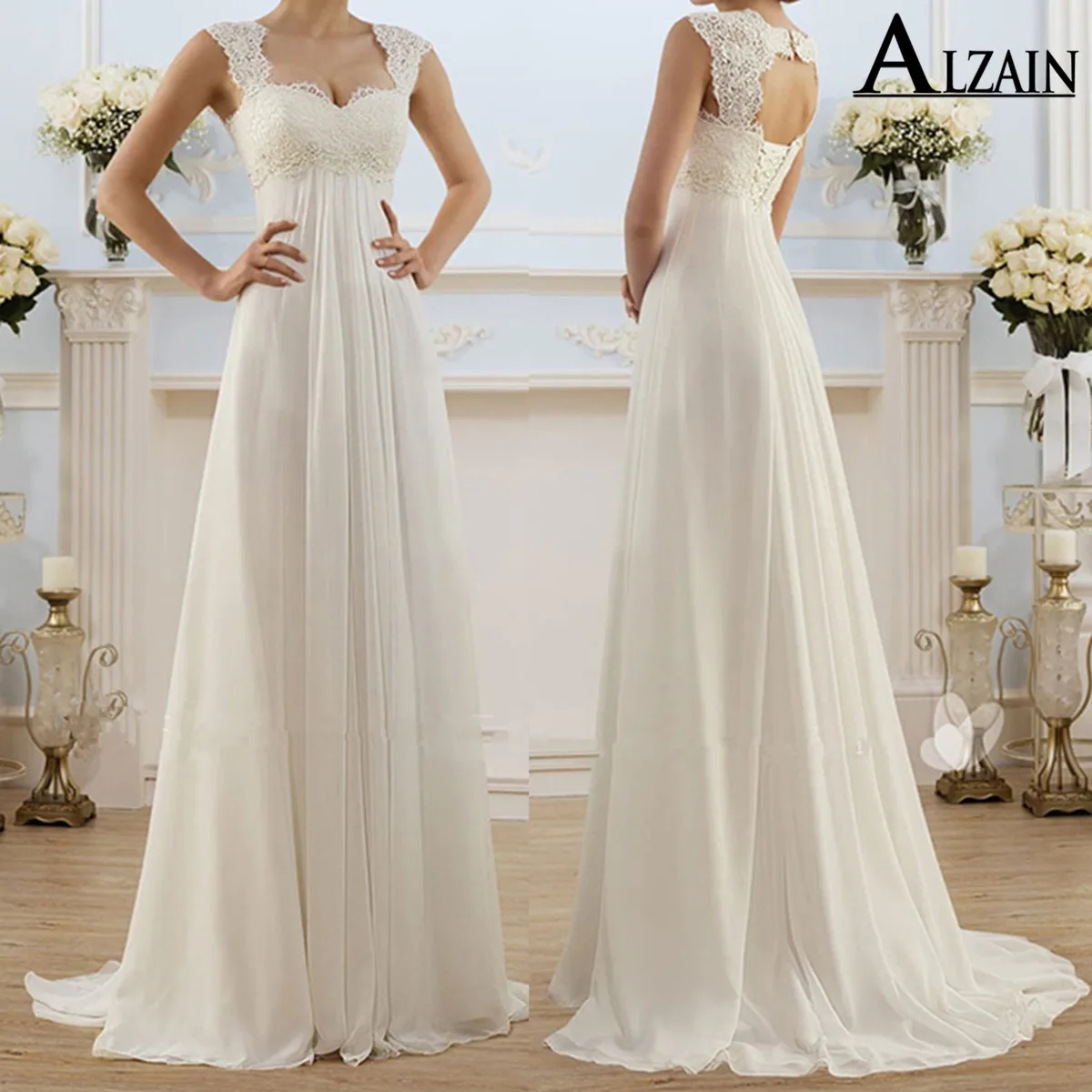 

Womens Ladies Sexy Plus Size V Neck Backless White Maxi Long Dresses Wedding Evening Party Ladies Dress S-5XL Female 2019