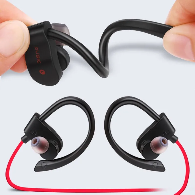 Спортивные бас Bluetooth наушники водонепроницаемые музыкальные стерео