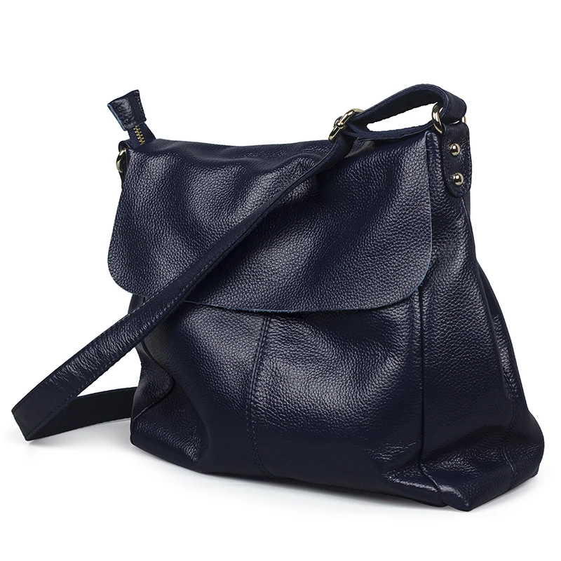 European and American fashion soft Genuine Leather women messenger bags new large capacity simple crossbody bags for women bag