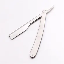 16,5*1,5 см Для мужчин Прямо Парикмахерская лезвию бритвы складной бритья Ножи удаления волос инструменты бритвы нержавеющей высокое качество 6104