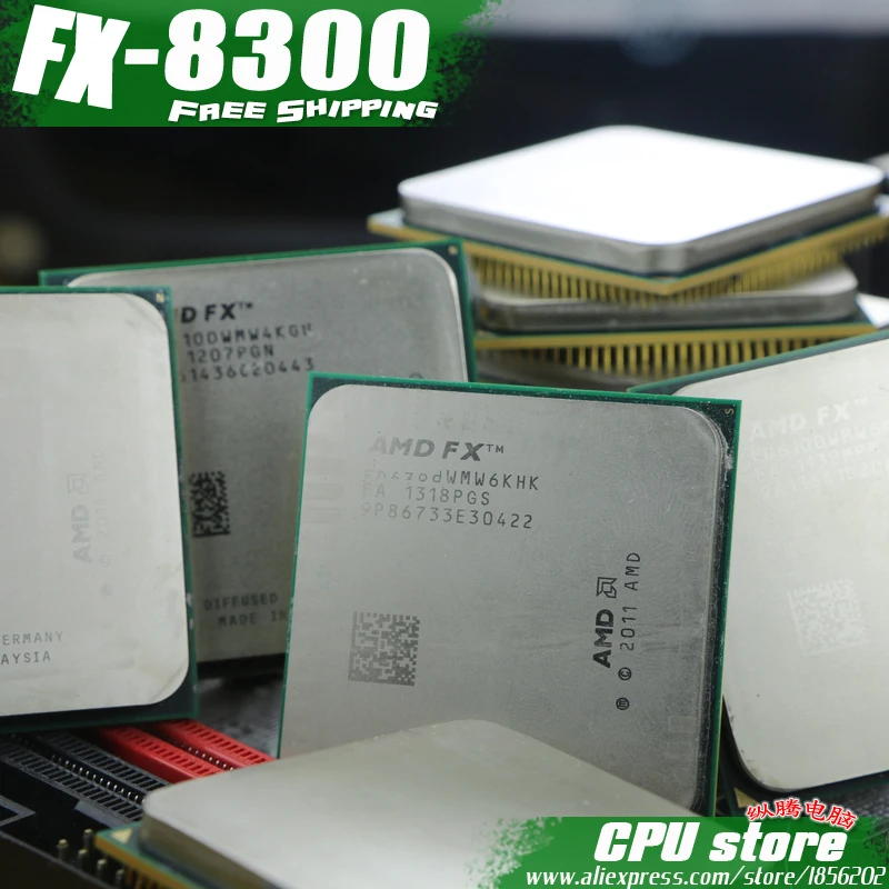 AMD FX 8300 AM3+ 3,3 ГГц/8 Мб/95 Вт Восьмиядерный процессор cpu FX последовательные части FX-8300 FX8300(работает) 8120
