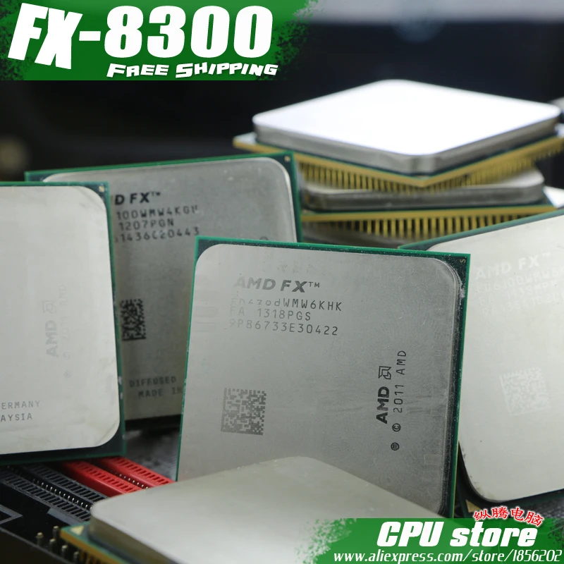 AMD FX 8300 AM3 + 3 ГГц/8 Мб/95 Вт Восьмиядерный процессор cpu последовательные части FX8300