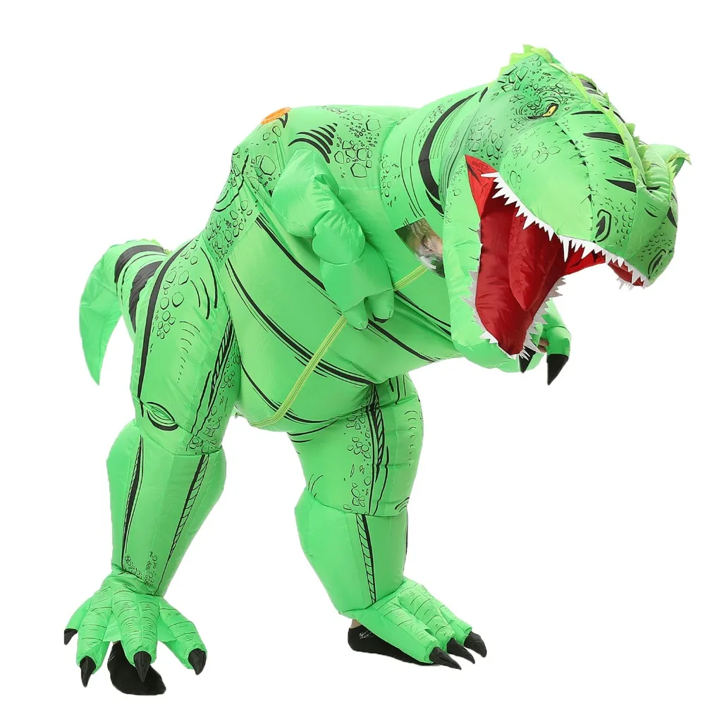 Надувной костюм динозавра T rex Trex для взрослых на Хэллоуин женщин и мужчин