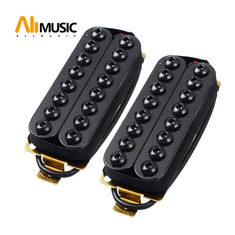 

ALLMusic Ceramic Magnet 8 String Guitar Humbucker Pickup 67mm 73mm Pickups Black