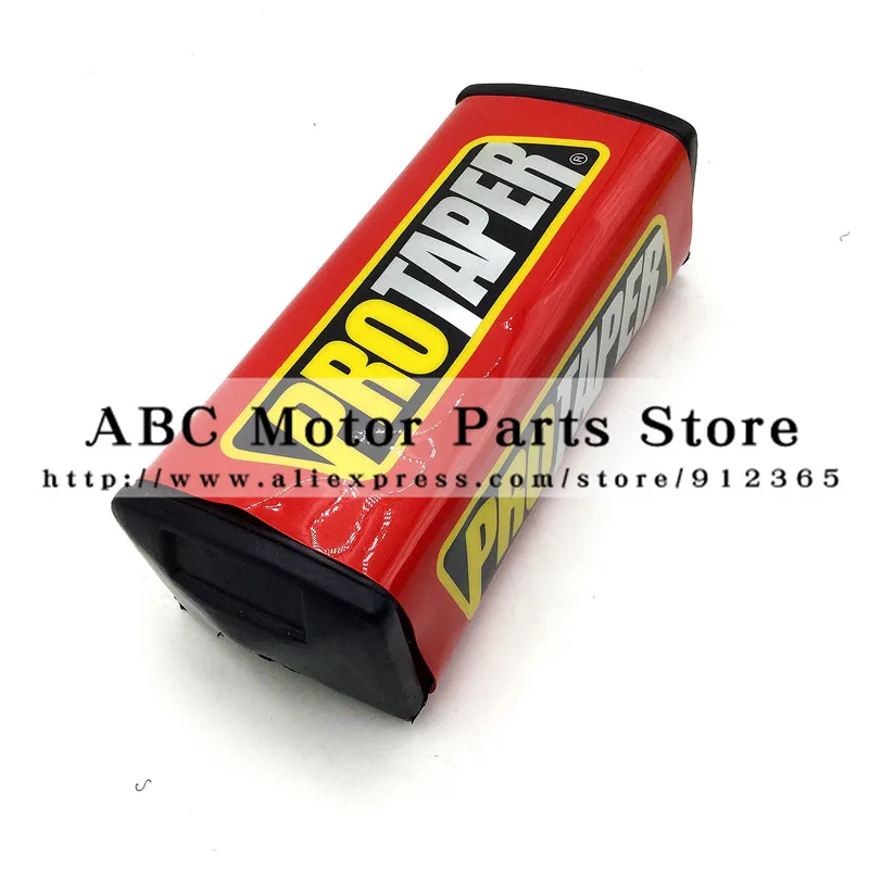 1-1/" квадратный руль для мотокросса PROTAPER Fat BAR MX ATV Dirt Bike руль Pad - Цвет: Red-Bk