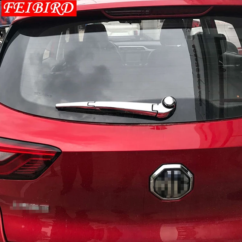 

For MG ZS 2018 2019 Auto Accessory ABS Chrome Rear Window Tail Windscreen Wiper Clean Cover Trim Bright Style