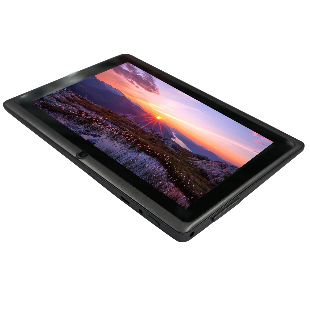 Yuntab 7 дюймов Q88 Allwinner A33 четырехъядерный 512 МБ/8 ГБ Android 4 4. Дети планшетный ПК HD экран