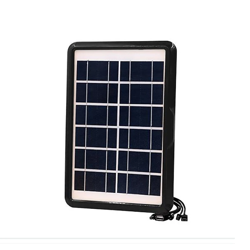

6W6V Portable Solar Power Panel with 3Meter Outlet Cable USB Polysilicon Multipurpose Solar Lamp Charger for Tablet Device Phone