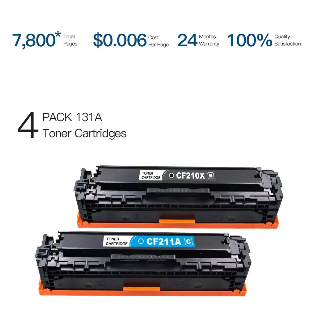 SHIZHI CF210A CF211A 212A CF213A 131A совместимый тонер картридж HP LaserJet Pro 200 цветов M251n M251nw M276n M276nw
