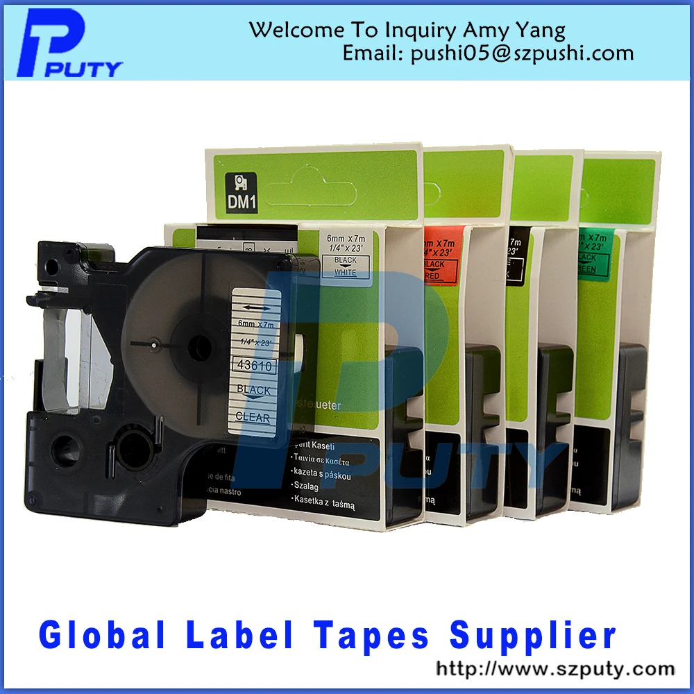 Buy compatible DYMO d1 label tapes dymo 43610 6mm
