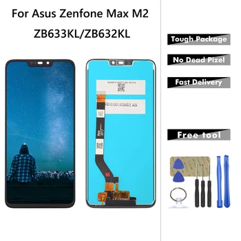 

6.26'' LCD For Asus Zenfone Max M2 ZB633KL/ZB632KL X01AD LCD Display Touch Screen Digitizer Assembly Repair Parts With Tools