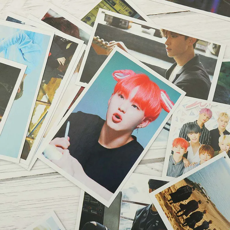 30PCS/SET New Arrival K-POP SEVENTEEN Ablum LOVE&LETTER LOMO Cards New Fashion Self Made Paper Photo Cards