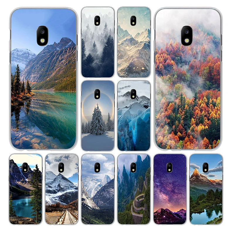 Lavaza Snowy Mountain Landscape Case for Samsung Galaxy J7 J6 J5 J3 J1 J2 2018 2017 2016 2015 US EU Version Prime | Мобильные