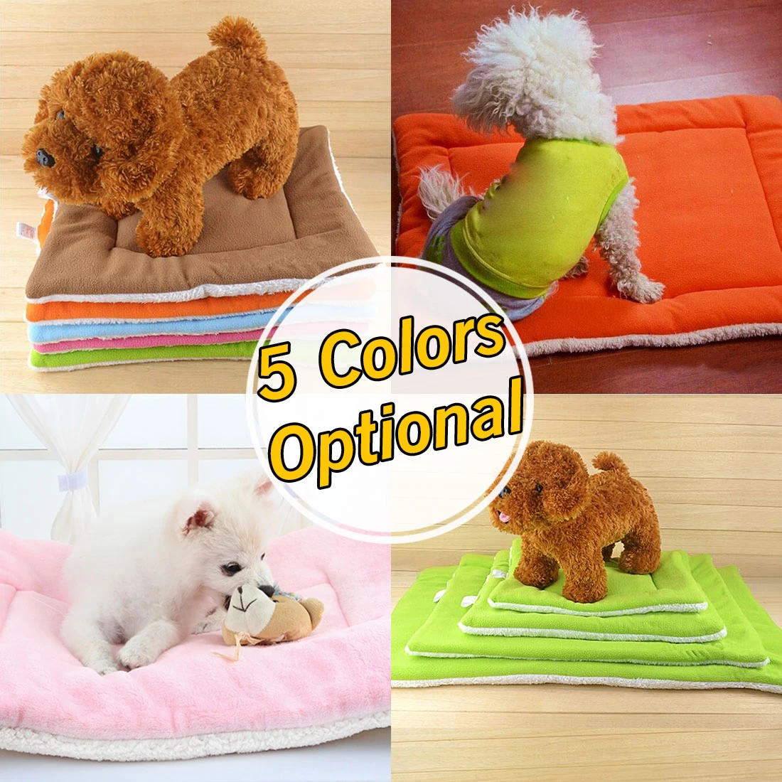 

Soft pet bed Warm Puppy Cat Fleece Beds Winter Dog Bed Mat Pet Cushion Blanket For Small Dogs Cats Pad Chihuahua cama perro