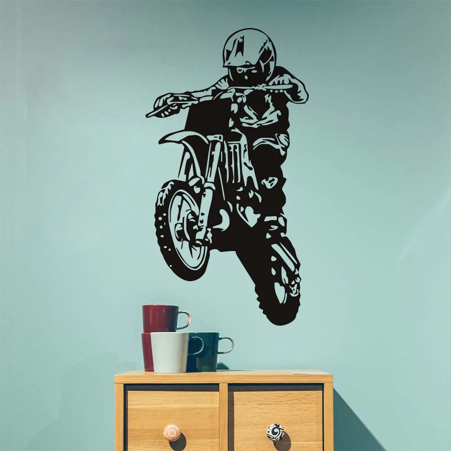 Aliexpress.com : Buy Motocross Wall Stickers 3d Hollow Out ...