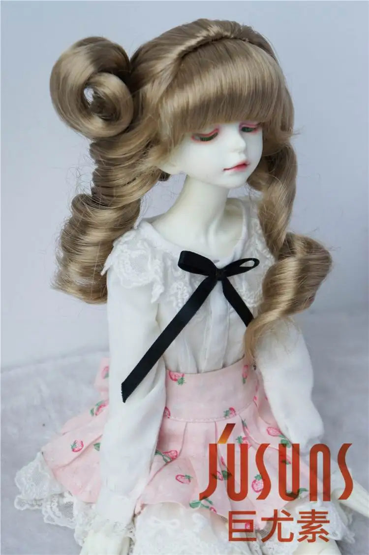 JD069 1/8 1/6 1/4 1/3 прекрасный курчавый BJD Kanekalon волокно кукла парик YOSD MSD кукла волосы модные аксессуары для кукол
