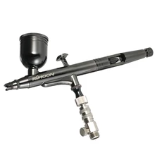 KKmoon профессиональная гравитационная подача двойного действия Аэрограф набор 0,3 мм 8cc триггер распылитель Искусство ремесло распыление краски хобби модель